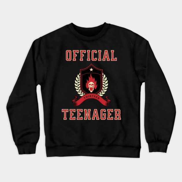 Official Teenager Skull Tee Crewneck Sweatshirt by little osaka shop